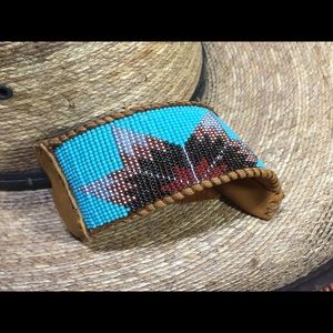 Hand beaded Cuff